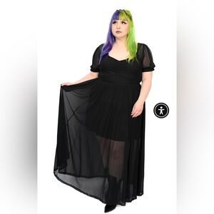 Lily Mesh Maxi Dress